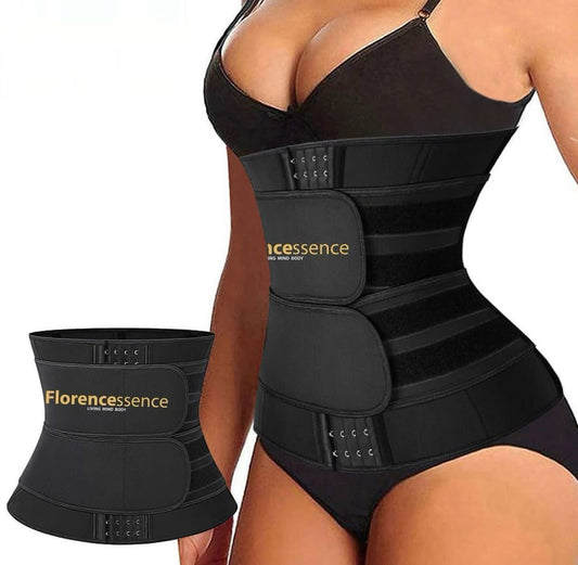 Double belt waist trainer